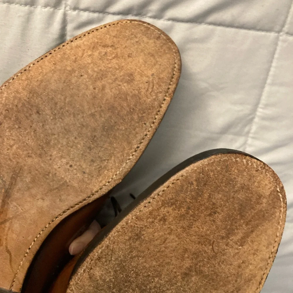 Hanover Wing Tip Shoes Size 10 Ex Cond - Picture 10 of 13